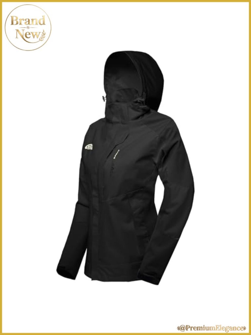 Waterproof Rain Jacket with Hood Lightweight Windbreaker Outdoor